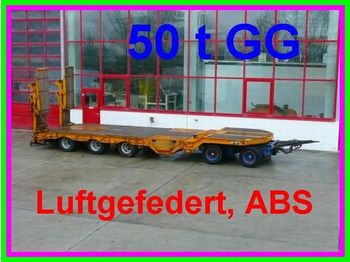 Low loader trailer for transportation of heavy machinery Müller-Mitteltal 5 Achs Tieflader  Anhänger Luftgefedert, ABS, gelenkt: picture 1