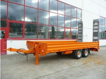 Low loader trailer for transportation of heavy machinery Müller-Mitteltal Tandemtieflader     Neuwertig: picture 1