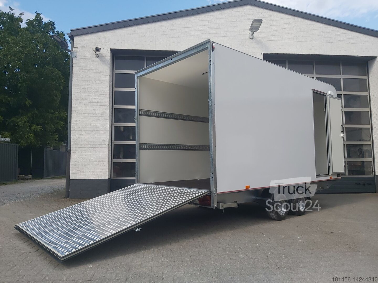 Multi Koffer Seitentür Heckrampe 2700kg 1ookm aero 420x200x210cm für Werkstattausbau Neu verfügbar - Car trailer: picture 2