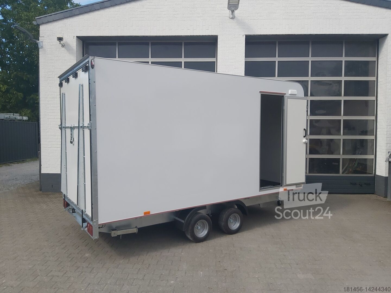 Multi Koffer Seitentür Heckrampe 2700kg 1ookm aero 420x200x210cm für Werkstattausbau Neu verfügbar - Car trailer: picture 3