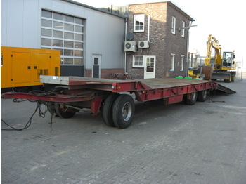 Low loader trailer for transportation of heavy machinery Nooteboom 3 achsen tieflader mit hydro rampen: picture 1
