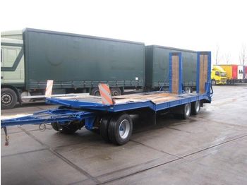 Low loader trailer for transportation of heavy machinery Nooteboom 3 assige dieplader +kleppen bladgevee: picture 1