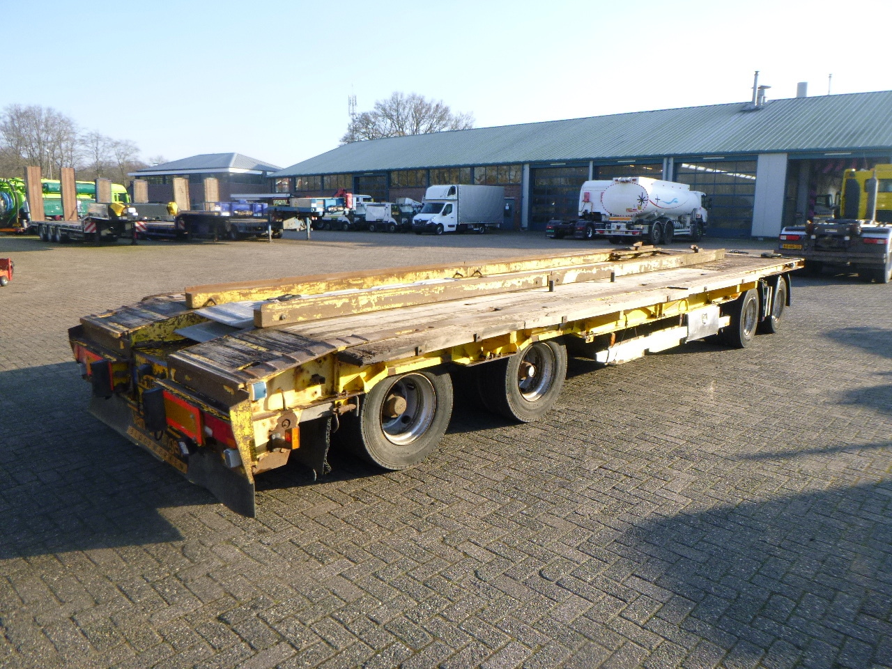 Nooteboom 4-axle lowbed drawbar trailer ASD-40-22 - Dropside/ Flatbed trailer: picture 3