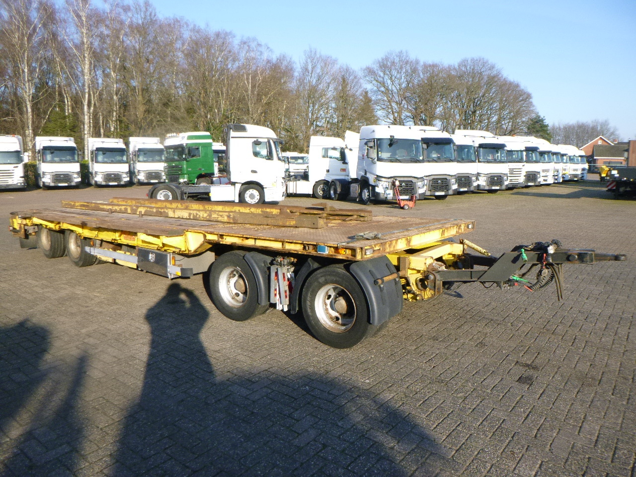Nooteboom 4-axle lowbed drawbar trailer ASD-40-22 - Dropside/ Flatbed trailer: picture 2