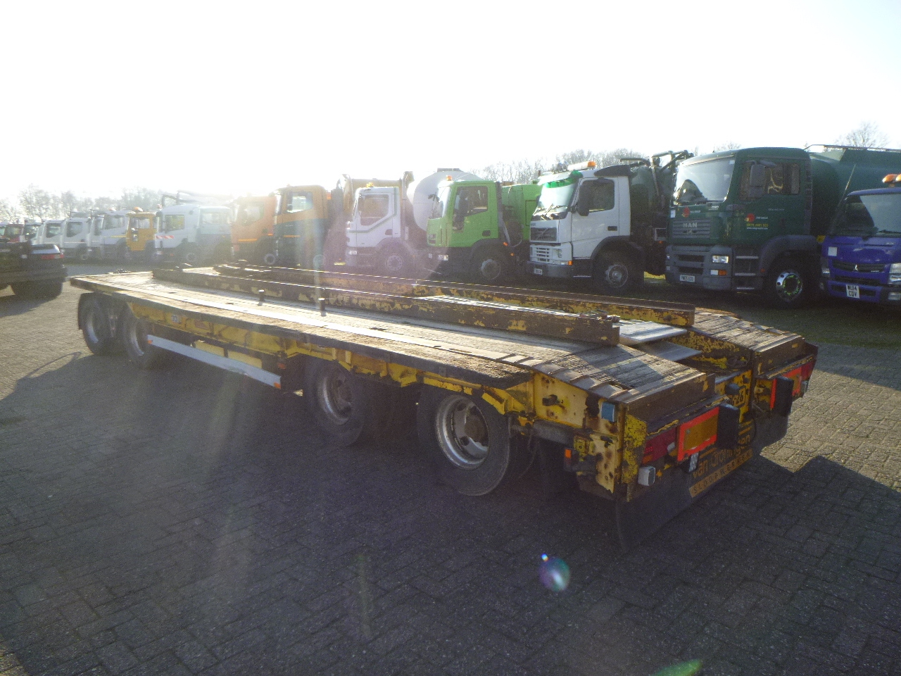 Nooteboom 4-axle lowbed drawbar trailer ASD-40-22 - Dropside/ Flatbed trailer: picture 4