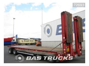 Low loader trailer for transportation of heavy machinery Nooteboom Steelsuspension Hydraulische Rampen ASD-40-22: picture 1