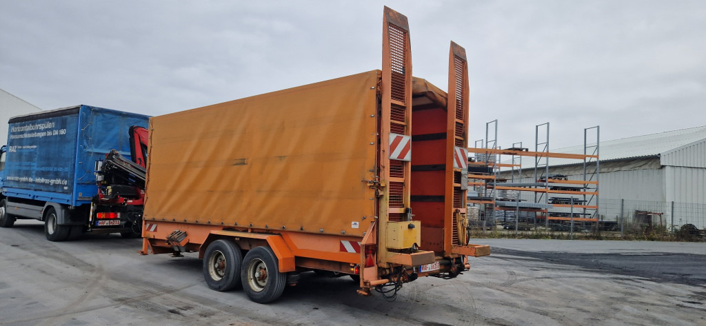 Obermaier T105  6,50 m Ladefläche, 24V Hydraulik - Low loader trailer: picture 5