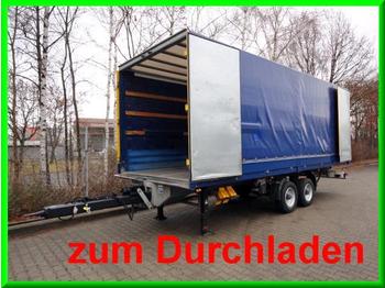 Curtainsider trailer Obermaier Tandem- Planenanhänger Durchladbar, wenig benutz: picture 1