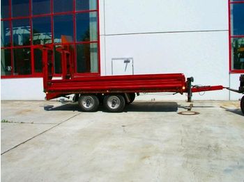 Low loader trailer for transportation of heavy machinery Obermaier Tandemtieflader: picture 1