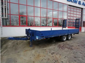 Low loader trailer for transportation of heavy machinery Obermaier Tandemtieflader, 6,30 m Ladefläche: picture 1
