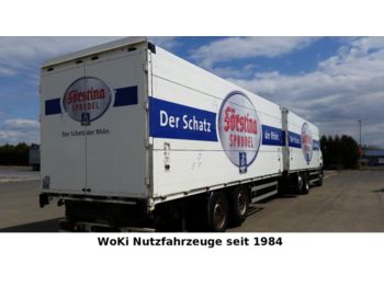 Closed box trailer Orten Böhm Schwenkwand Lasi MB Achsen Liftachse: picture 1