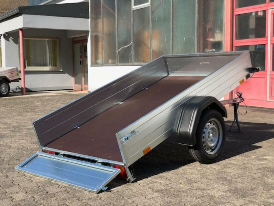 PKW Anhänger Saris King XL - 226 x 126 x 30cm - Kippbar - Car trailer: picture 1
