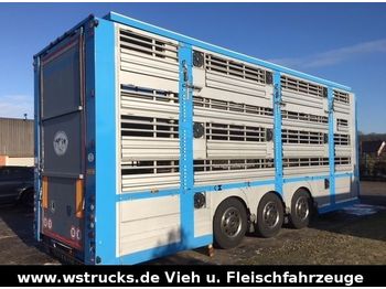 Livestock trailer Pezzaioli Tridem 3 Stock , Hubdach , Fahrbare Böden ,: picture 1