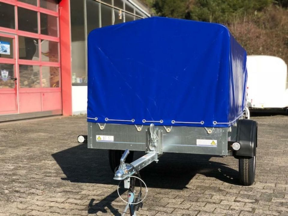 Planenanhänger Saris King - 206 x 114 x 100cm - kippbar mit Plane - Curtainsider trailer: picture 4