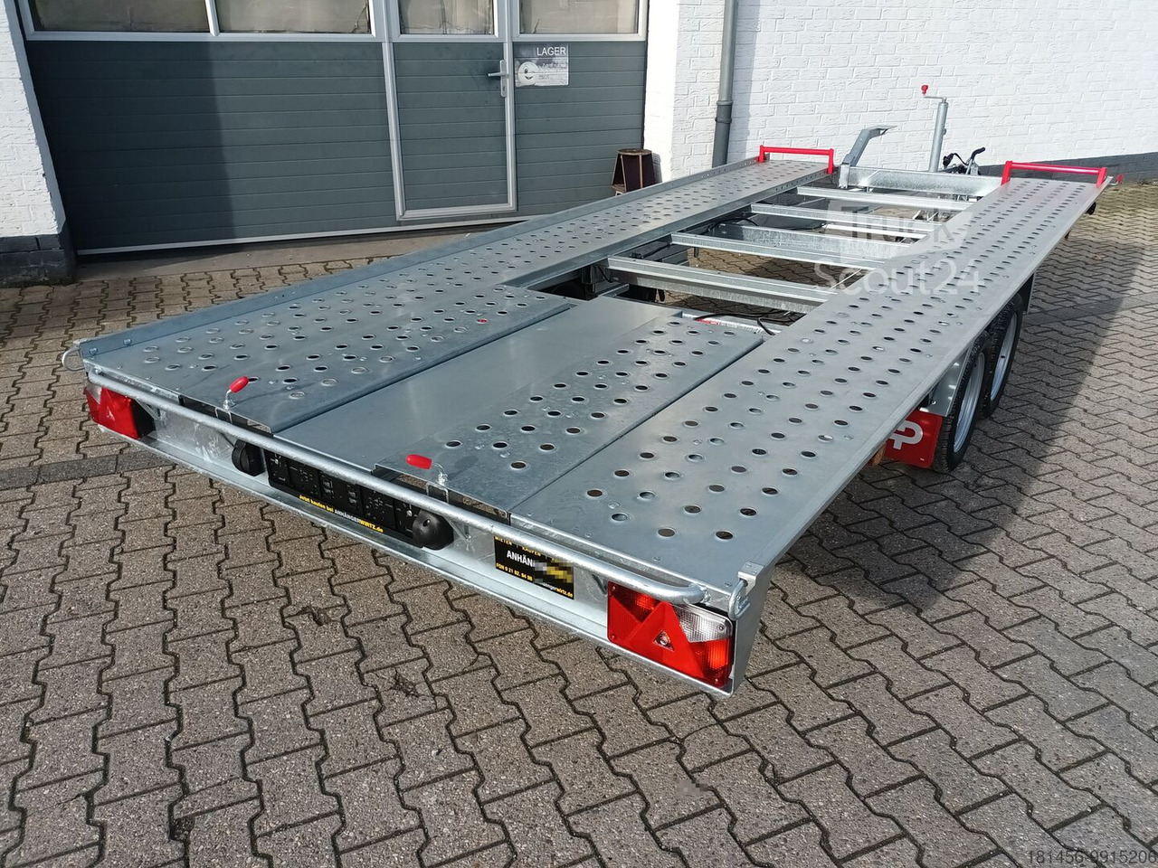 Pongratz 3500kg ankippbarer Car Transporter L-AT 470 extra lang Neuverkauf online - Autotransporter trailer: picture 3