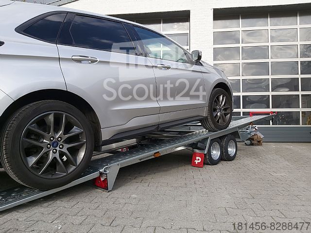 Pongratz LAT 470 G-K 470 cm extralang Sportwagentransporter - Autotransporter trailer: picture 1