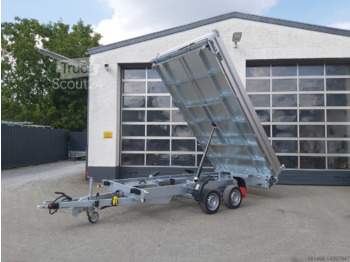 Pongratz direkt riesig 3 SKS 4100/20 T-AL Elektro 3500kg Ladefläche 410x206x36cm Stahlboden - Tipper trailer: picture 1
