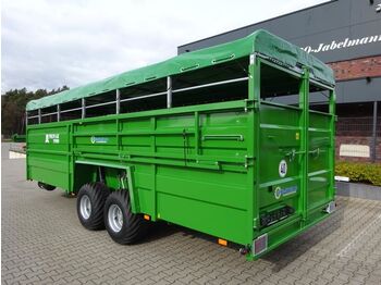 New Livestock trailer Pronar Viehtransportanhänger Kurier 46/2, 12 to, absenk: picture 1