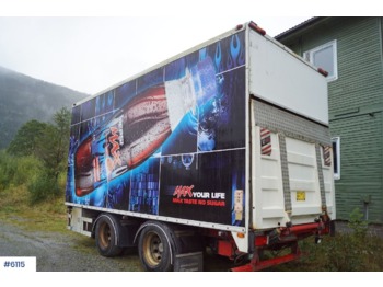 Norslep 2 axle thermo trailer with Bussbygg box and lift - Refrigerator trailer