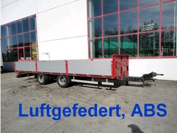 Dropside/ Flatbed trailer Renders 18 t Tandem  Baustoffanhänger: picture 1