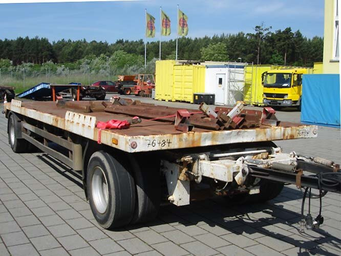 Renders Anh Containeranhänger Anhänger für Absetzcontainer - Container transporter/ Swap body trailer: picture 2
