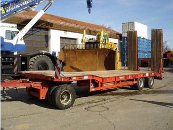 Low loader trailer for transportation of heavy machinery Renders TAN3 1L: picture 1