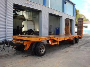 Low loader trailer for transportation of heavy machinery Renders Tieflader: picture 1
