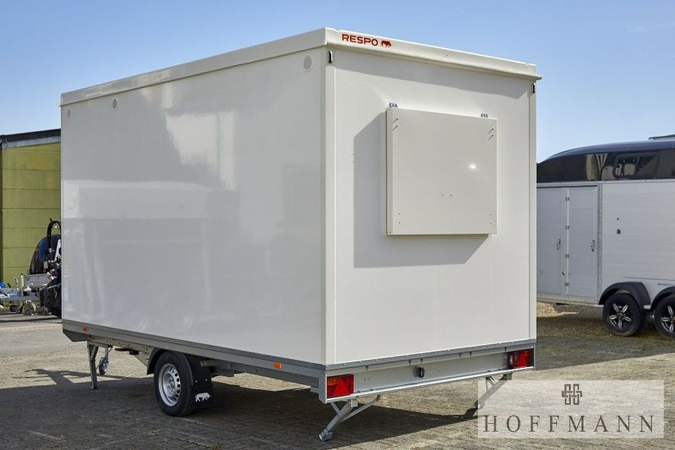 Respo RESPO Mannschaftswagen / Büro 4 m für 6 Mann mit Toilette / Lager - Closed box trailer, Trailer: picture 3