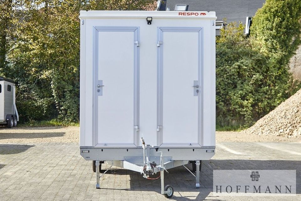 Respo RESPO Mannschaftswagen / Büro 4 m für 6 Mann mit Toilette / Lager - Closed box trailer, Trailer: picture 2