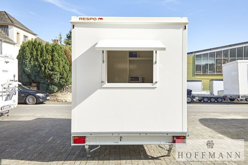 Respo RESPO Mannschaftswagen / Büro 4 m für 6 Mann mit Toilette / Lager - Closed box trailer, Trailer: picture 4