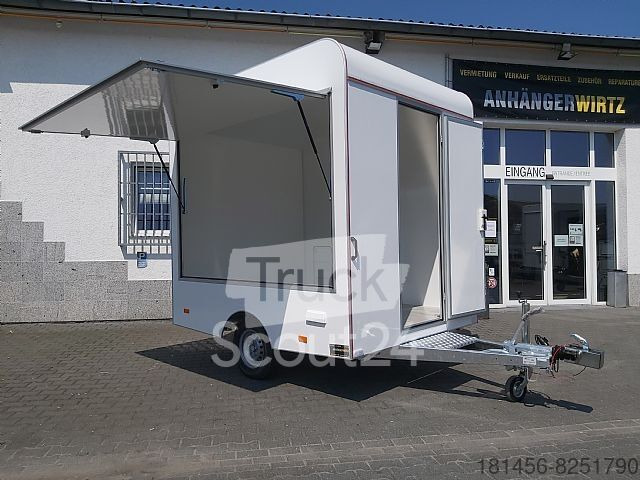 Retro DIY Verkaufsanhänger 250x200x230cm zum Selbstausbau verfügbar - Vending trailer: picture 2