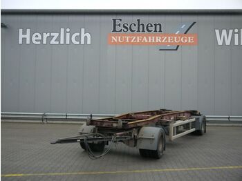 Hüffermann HSA 18.70 Schlitten Container Zwillingsbereifung  - Roll-off/ Skip trailer