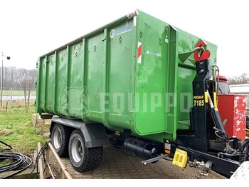 Roll-off/ skip trailer Pronar T185 with 18 m³ container Trailer