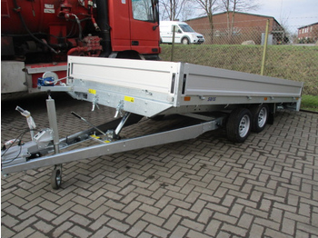 Low loader trailer for transportation of heavy machinery SARIS Pritsche mit Bordwand und hydr. Kippvorrichtung: picture 1
