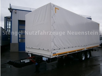 New Curtainsider trailer SAXAS 11,9 t Tandem-Anhänger *NEU* 7,30m Ladefläche: picture 1