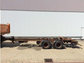 Container transporter/ Swap body trailer SDAH G18TSZL 1.3 HKM G18TSZL 1.3 Tandem Schlittenabroller: picture 1