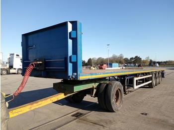 Dropside/ Flatbed trailer SDC Tri Axle Flat Bed Trailer: picture 1