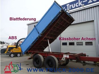 Tipper trailer SETRA/KAESSBOHRER 18t. Tandem Alu 3 Seiten Kipper ABS TÜV-12/2013: picture 1