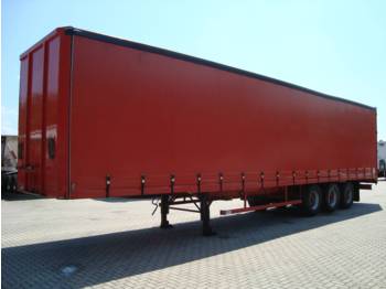 Container transporter/ Swap body trailer STAS O-38/3A 3-axle curtainsider: picture 1