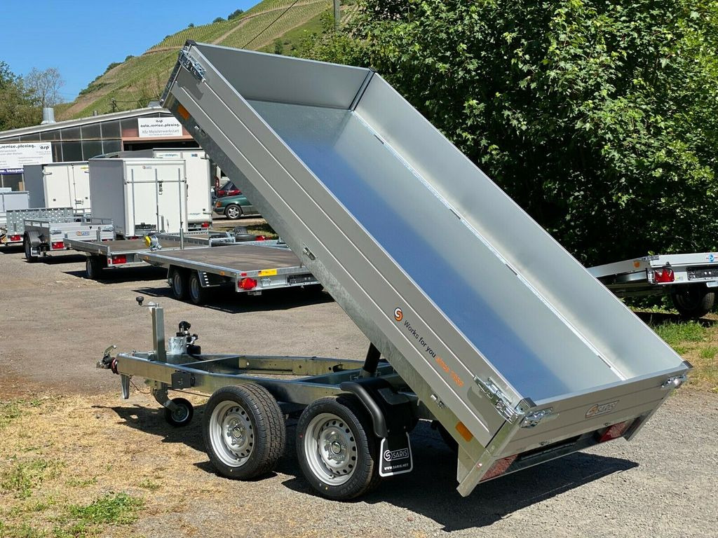 Saris Heckkipper - K1 276 150 2000 kg mit Handpumpe  - Tipper trailer: picture 3