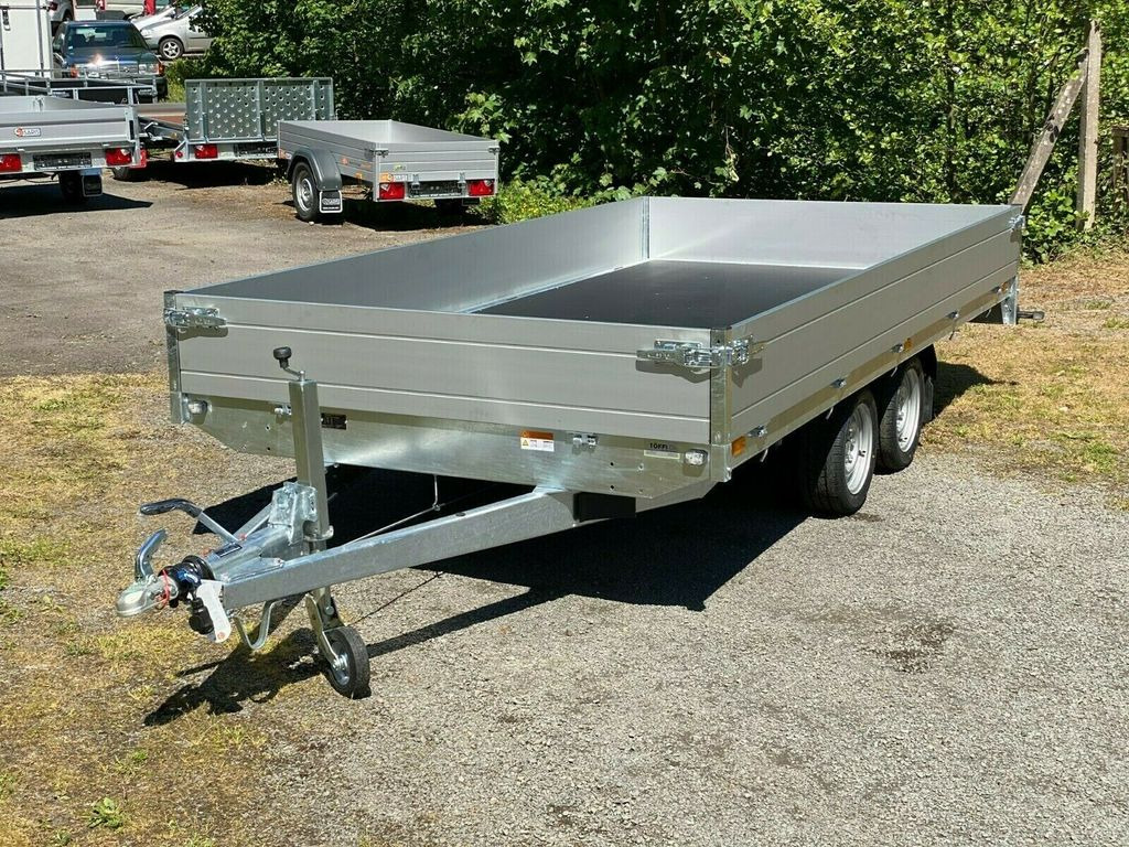 Saris PL 406 204 3500 kg - mit niedrig Fahrwerk  - Dropside/ Flatbed trailer: picture 1