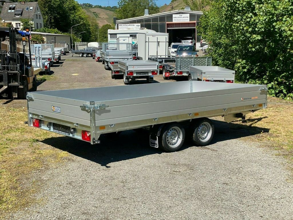 Saris PL 406 204 3500 kg - mit niedrig Fahrwerk  - Dropside/ Flatbed trailer: picture 4