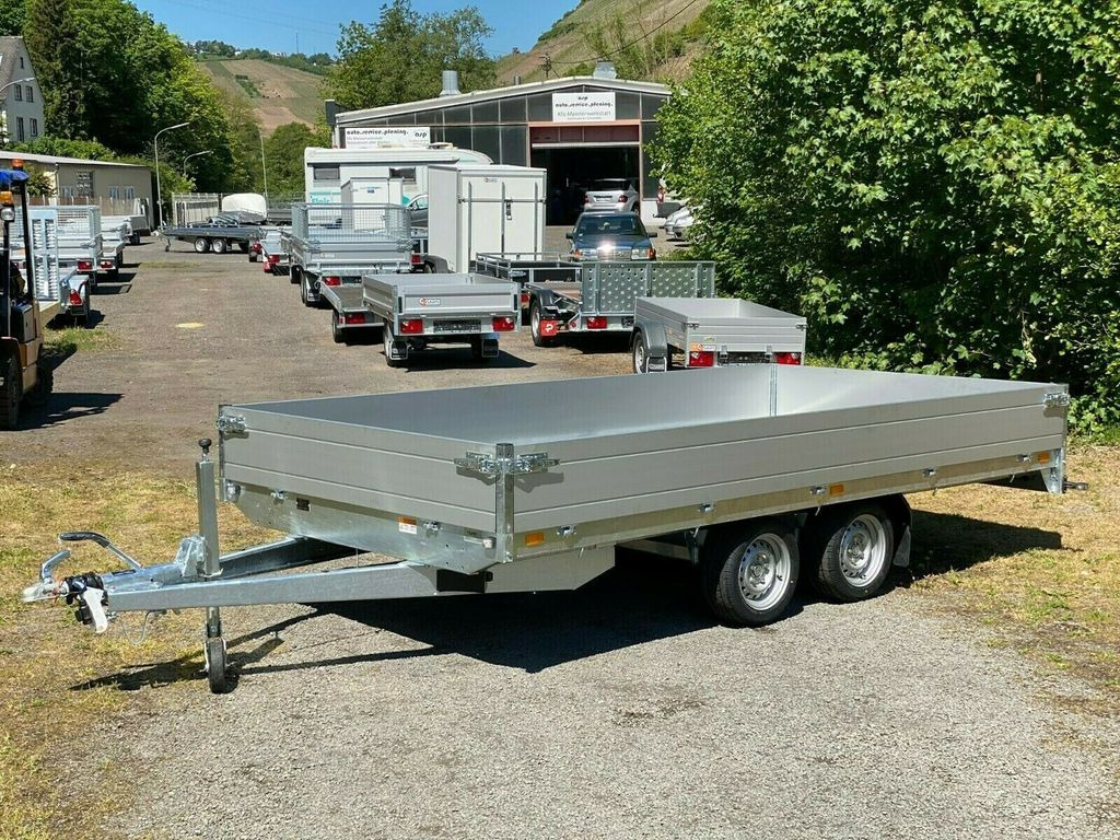 Saris PL 406 204 3500 kg - mit niedrig Fahrwerk  - Dropside/ Flatbed trailer: picture 5