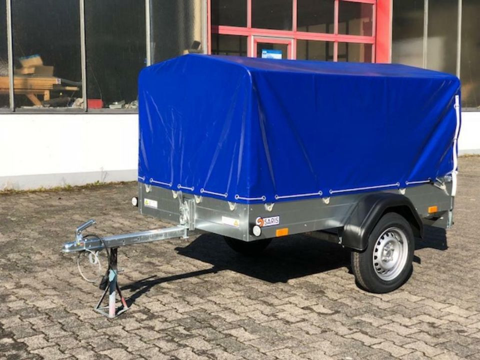 Saris Planenanhänger King XL - 226 x 126 x 100cm - kippbar - Car trailer: picture 4