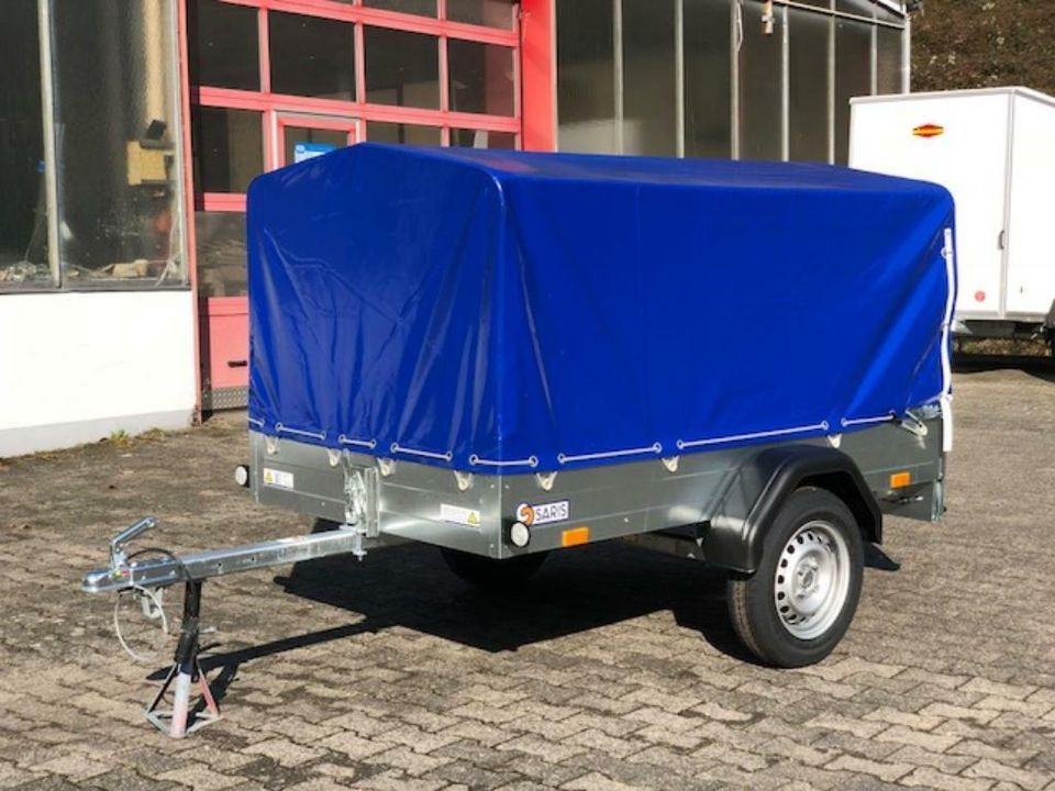 Saris Planenanhänger King XL - 226 x 126 x 100cm - kippbar - Car trailer: picture 2