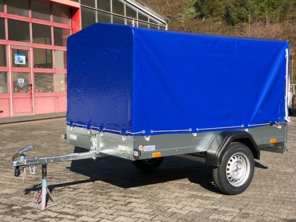 Saris Planenanhänger King XL - 226 x 126 x 100cm - kippbar - Car trailer: picture 1