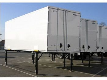 Container transporter/ Swap body trailer Saxas Wechselbrücke Trockenfrachtkoffer: picture 1
