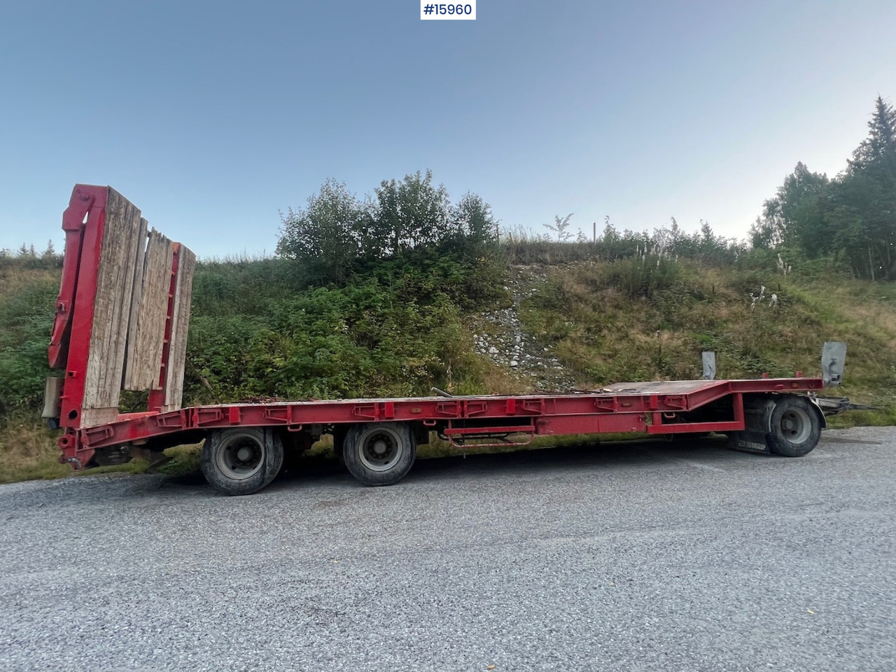 Scanslep T3 Maskinhenger - Low loader trailer: picture 2