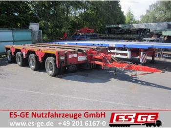 Dropside/ Flatbed trailer Scheuerle 4-Achs-Fahrwerk 80PE4M1500: picture 1