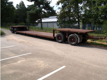 Low loader trailer for transportation of heavy machinery Scheuerle Tieflader: picture 1